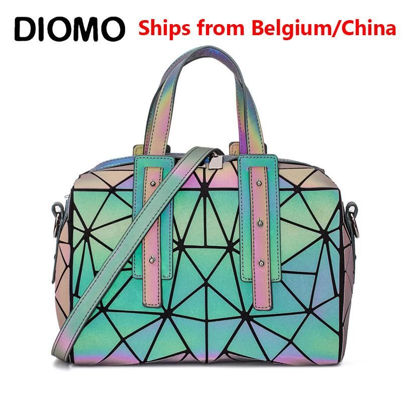 Bolso De Mano Geométrico Luminoso Para Mujer Bolso De Mano Geométrico Luminoso Para Mujer