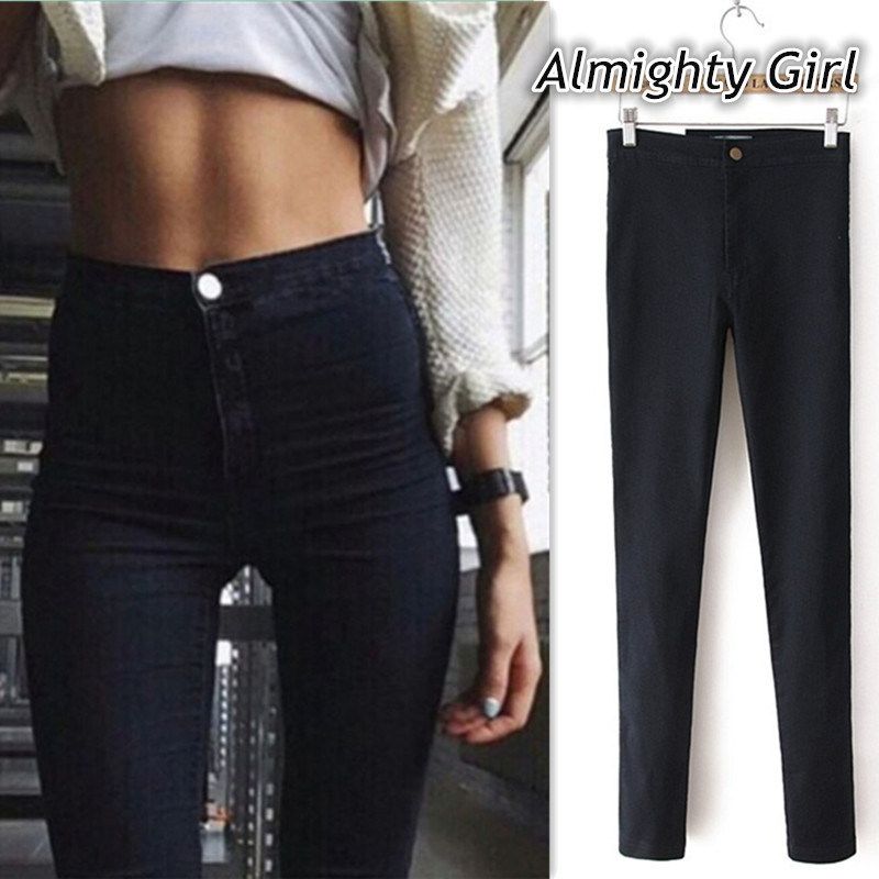 Pantalones negros pegados Clearance