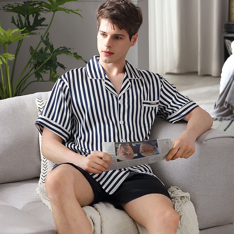 Men Stripe Set