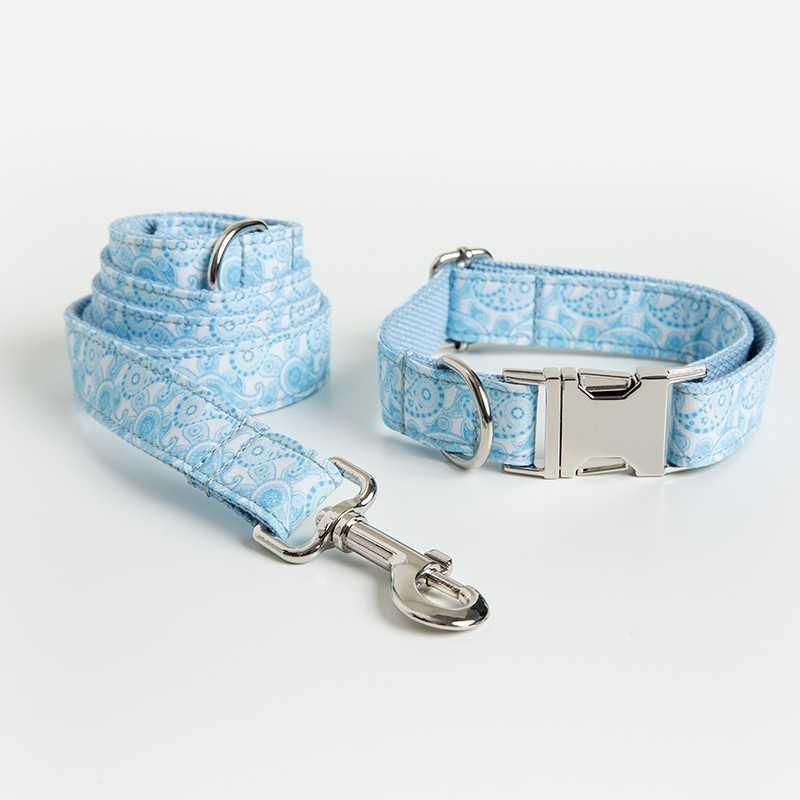 light blue dog collars