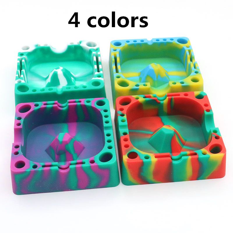 Best And Cheapest Ashtrays Soft Silicone Ashtray Square Ash Tray