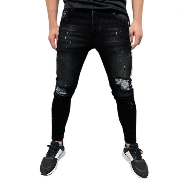 Jeans | Jeans Jogger Con Rotos Negro | Bershka Hombre – Acro Marco