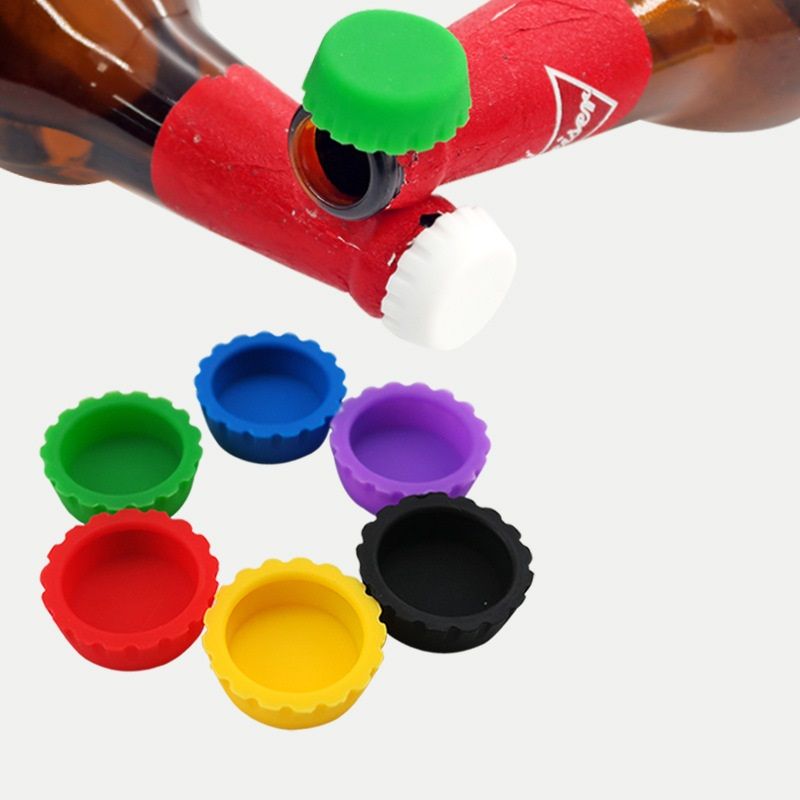 Silicona Vino Cerveza Tapa Tapón de botella Tapón Bebidas Hogar Silicona Vino Cerveza Tapa Tapón de botella Tapón Bebidas Hogar