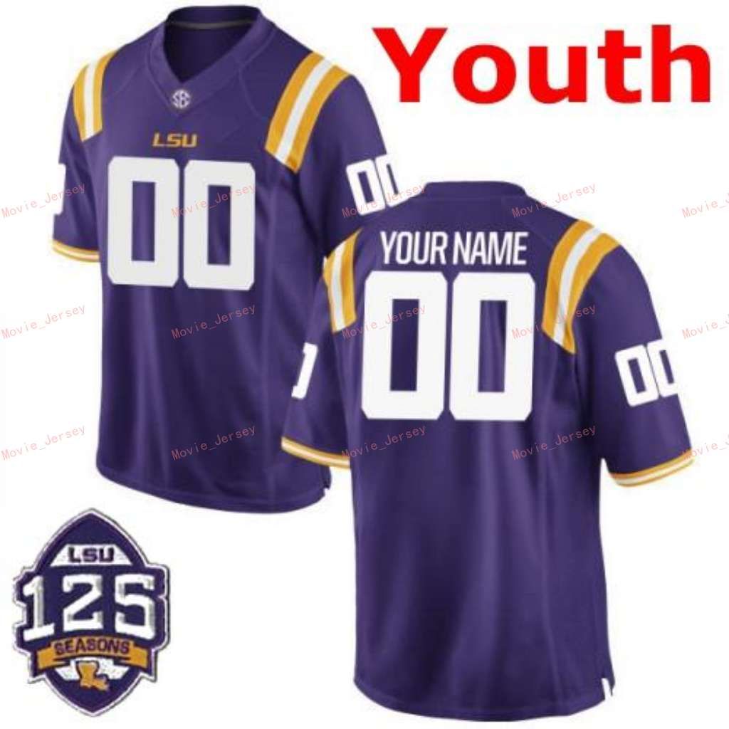 youth purple with 125th patch