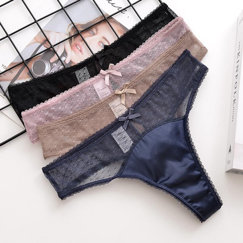 Compra Bragas Para Mujer Ropa Interior Satin Satin Mujeres Slick Thong Sexy  Vibrador G String Sports Lencería Tangas Mujer Barato | Entrega Rápida Y  Calidad | Es.Dhgate