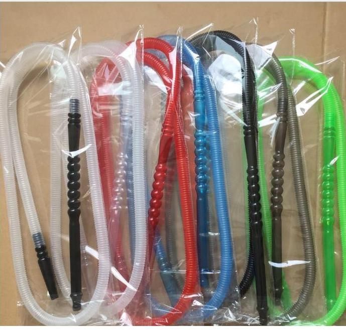 2021 60Disposable Hookah Hose Arabic Hookah Pipe PVC Shisha Accessory