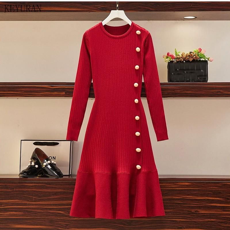 plus red sweater