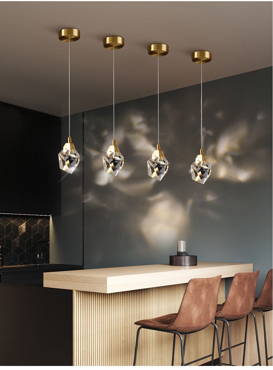 Lámpara colgante de cristal de lujo moderno Lámparas LIVPERATIONES DISTRIBUIDO LIVEZA DE DISPONIENTE INTERIOR INTERRIR