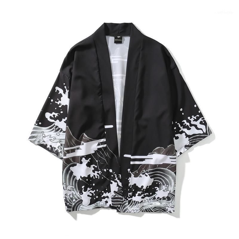 Haori Hombre Negro Omiyage - Kimono Hana kimonohana.com