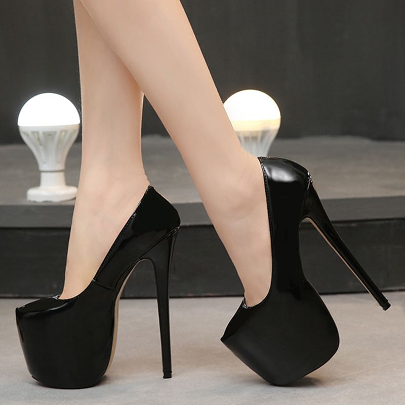 Dames 18 cm Super Hoge Hakken Pumps Groot Maat 35-44 Sexy Prom Dames Pumps  8cm