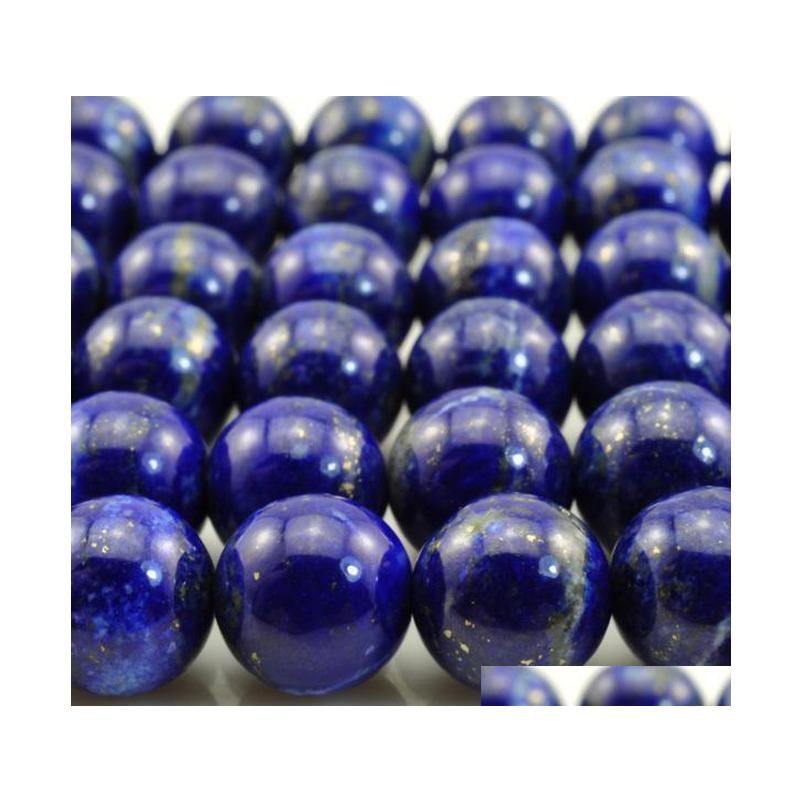 New Natural Lapis Lazuli Gemstone Beads 15" 4 6 8 10 12 14mm Pick Size 