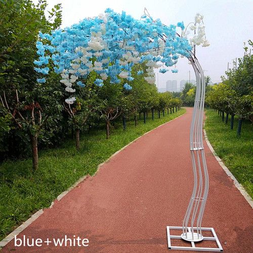 white blue