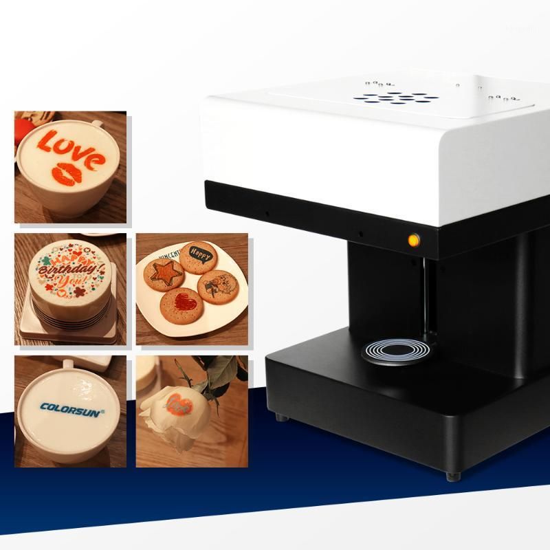 شراب الشعير سوق اثنان  Colorsun طابعة القهوة آلة طباعة كعكة النافثة للحبر طابعة Selfie القهوة آلة  الطباعة مع الصالحة للأكل من 6,895.42ر.س | DHgate