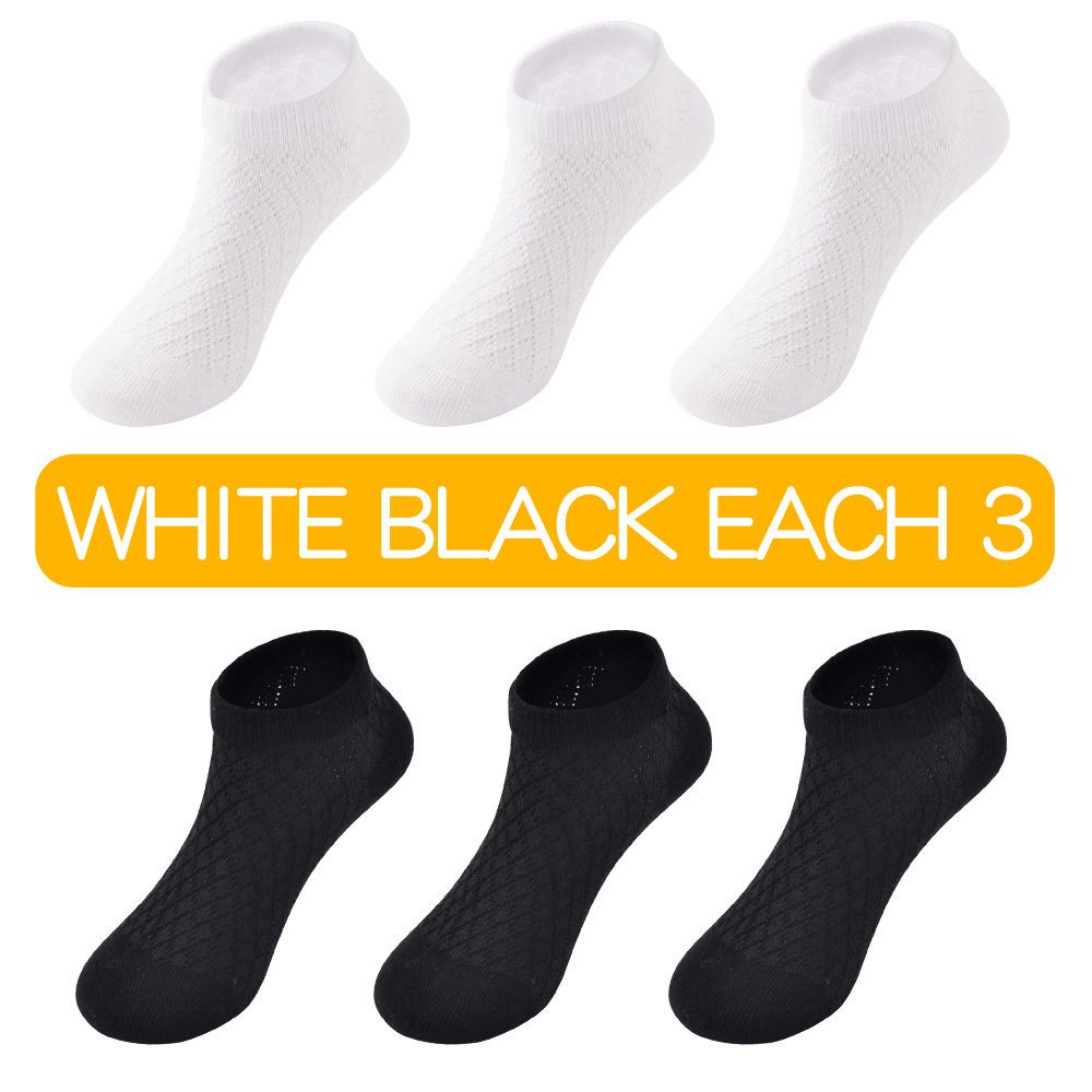 White Black Each 3