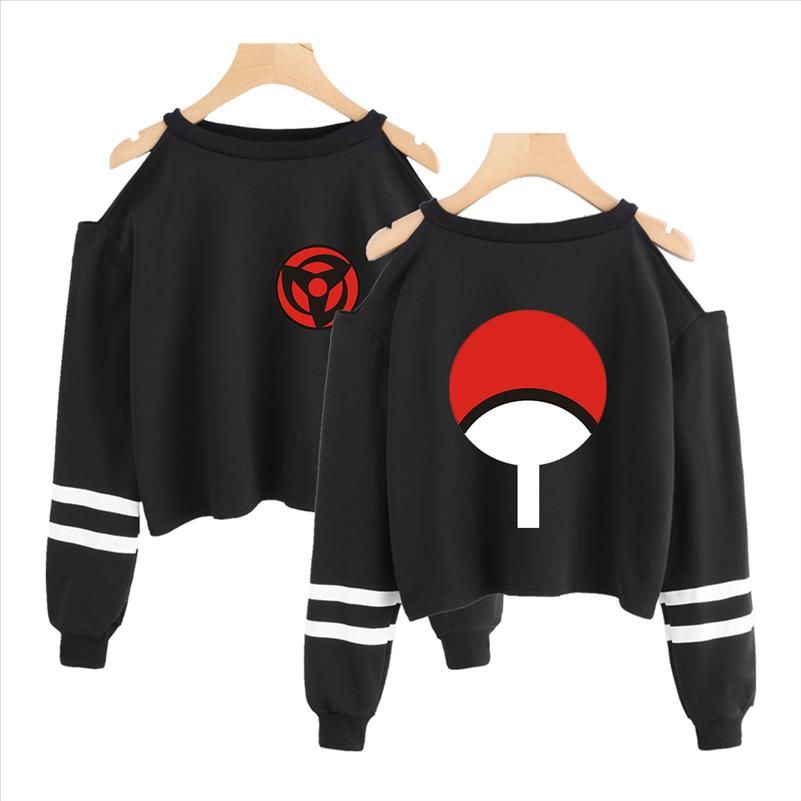 Compra Sudadera Naruto Sudaderas Cortas Off Shoulder Top Fashion Short Sexy  Sexy Ninjia Hip Hop Harajuku Sudaderas Con Capucha Recortada Para Las  Mujeres Barato | Entrega Rápida Y Calidad | Es.Dhgate