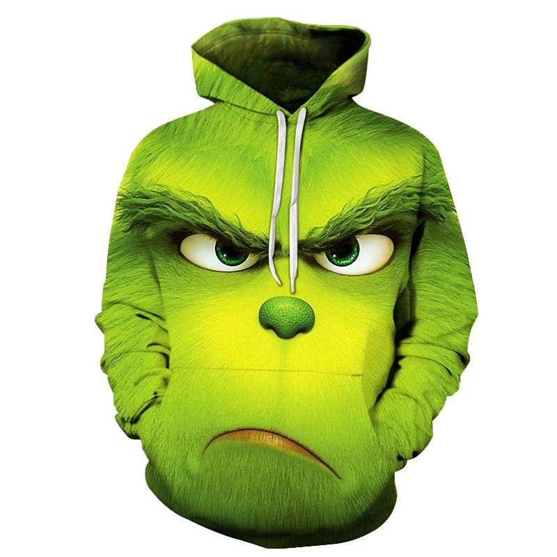 Grinch zip up hoodies Clearance