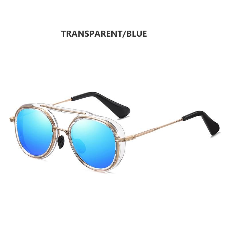 Transparent-blau