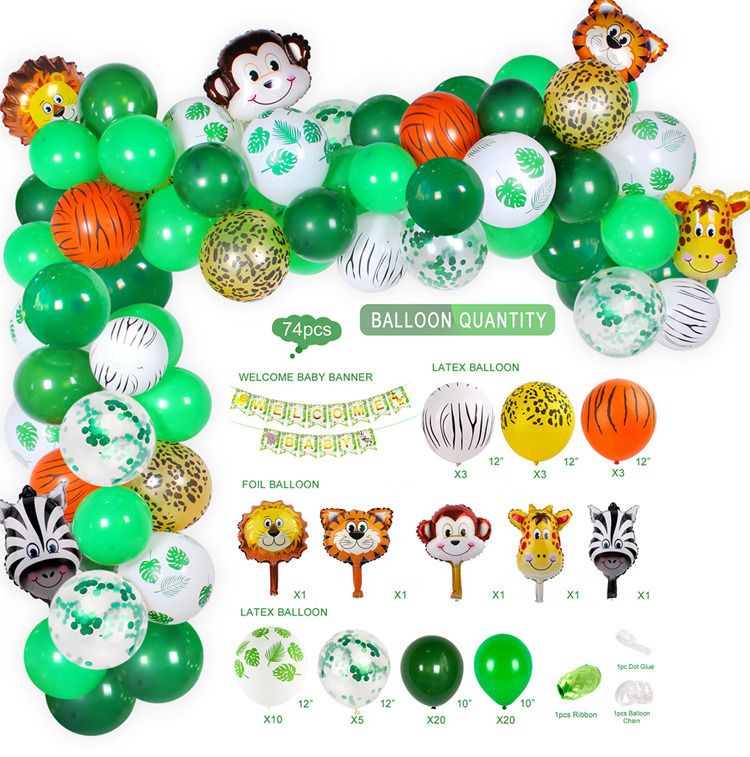 74pcs ballonger