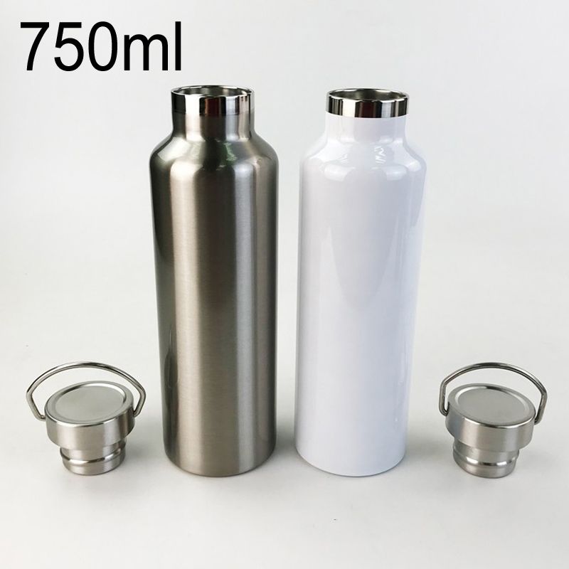 2021 DIY Heat Transfer Printing Photo 750ml Insulated Thermos Stainless