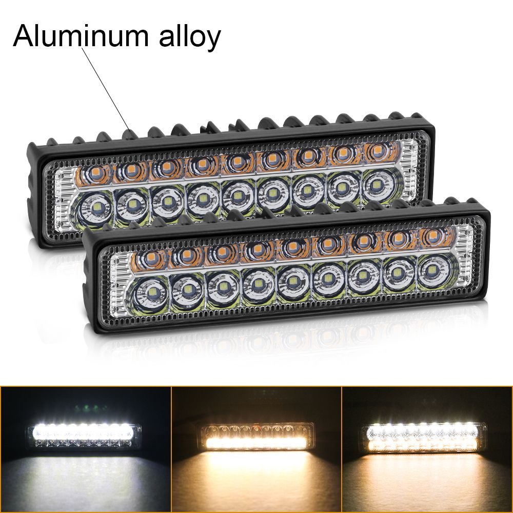 2PCS 54W 18LED.