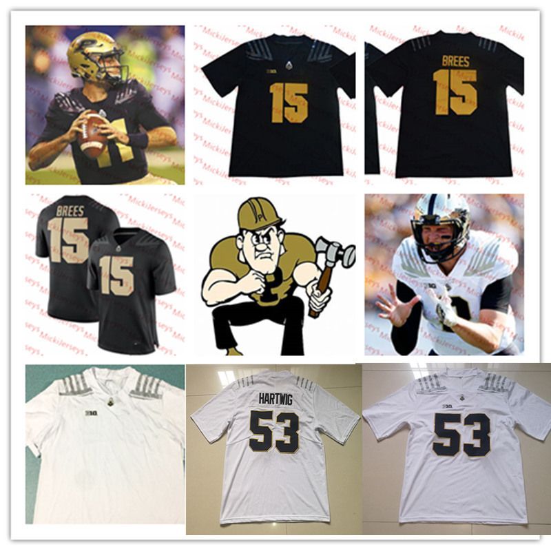 2021 Men Custom Purdue Boilermakers Football Jersey Evan Anderson David