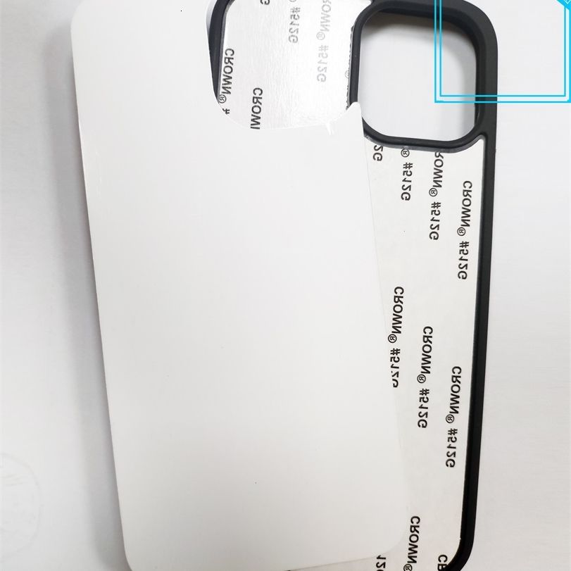 Download TPU+PC Blank 2D Sublimation Case Heat Transfer Phone Cases With Aluminum Inserts For IPhone 12 ...