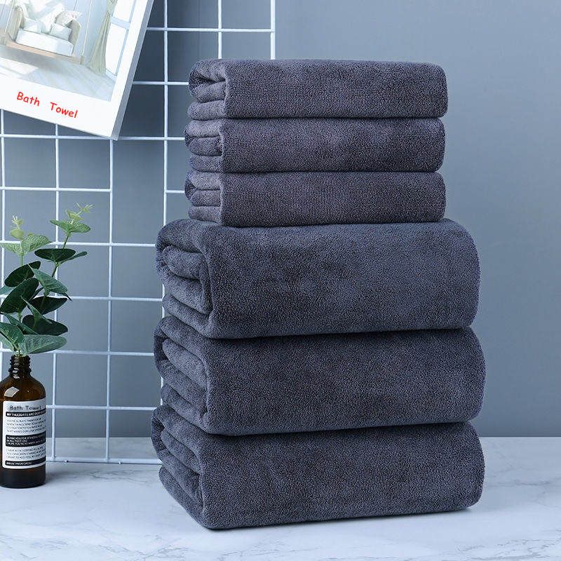 gray towel 35*75cm 5pcs