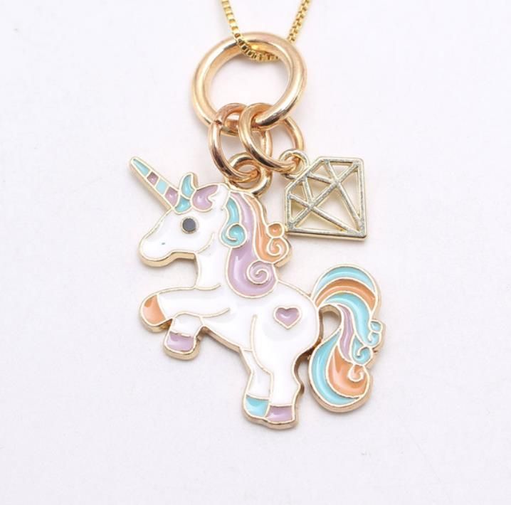 # 1 Unicorn Pendants halsband