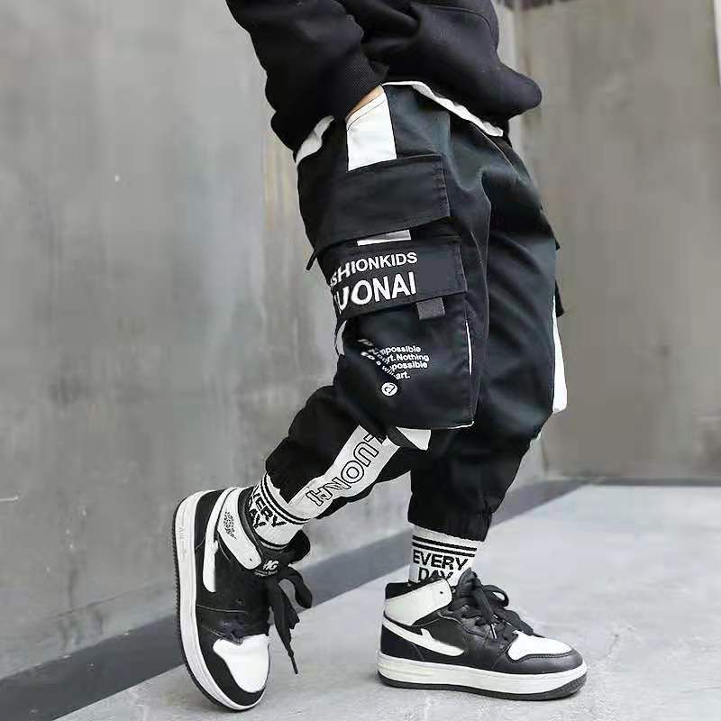 Compra Pantalones Adolescentes Para Niños De 4 A 14 Años De Edad Algodón  Coreano Casual Pantalones Sueltos Niños Snspring Y Pantalones De Otoño  Grandes Bolsillos F1215 Barato | Entrega Rápida Y Calidad | Es.Dhgate