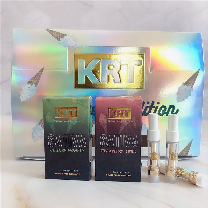Newest KRT Vape Cartridges 0.8ml Ceramic Coil Atomizer Empty 510 Thread