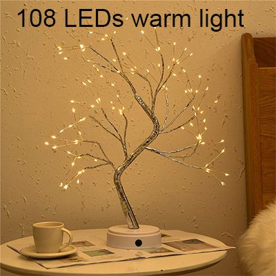 108 LEDs warm light