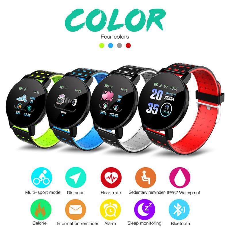 Suministro Al Por Mayor 119plus Bluetooth Smart Watch Hombres Presión  Arterial SmartWatch Mujeres Relojes Sport Tracker WhatsApp Para Android IOS  PK B57 116 D13 M4 De Fseiijd, 5,92 € | Es.DHgate.Com