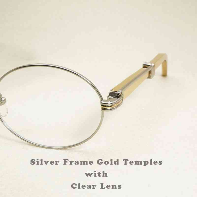 silver gold clear