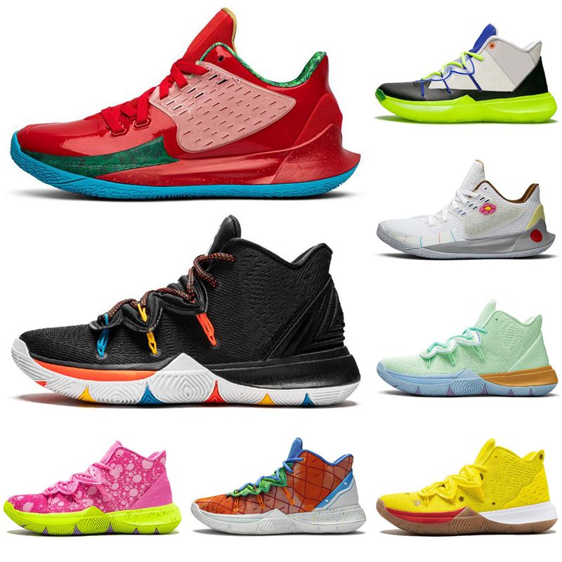 Acheter Pas Cher Livraison Gratuite Kyrie Irving Spongebob 5 5S Jumpman  Hommes Basketball Chaussures Amis CNY Patrick Mens Baskets Sports Sneakers  Sports Taille 7 12 Du 45,01 € | Fr.Dhgate