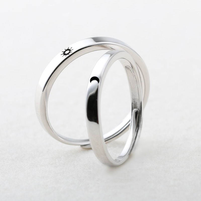 Compra Pareja Anillo Promesa Amante Conmemorativo Sun Moon Mujer Ajustable  Mujer Moda Accesorios Anillos Regalo Valentín Día 3 4ly K2 Barato | Entrega  Rápida Y Calidad | Es.Dhgate