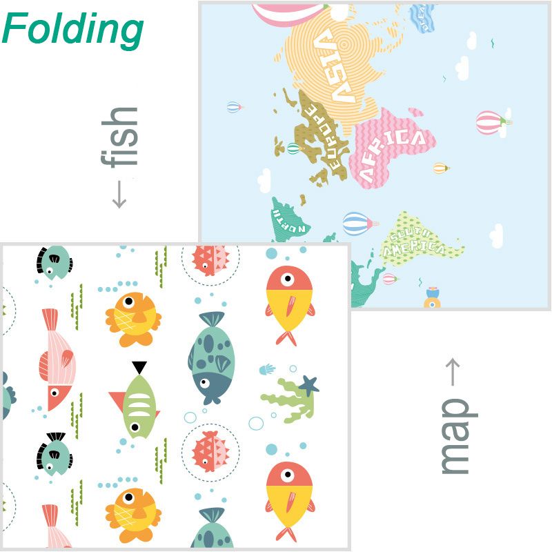 Folding Fish Map