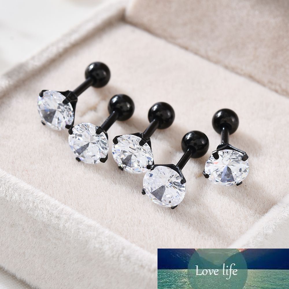 Earing Prong Tragus Cartilage Piercing Stud Earring Ear Ring Stainless Steel 1PC Earing Prong Tragus Cartilage Piercing Stud Earring Ear Ring Stainless Steel 1PC