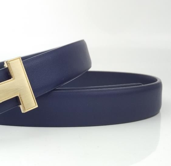 Gold Buckle + Blue