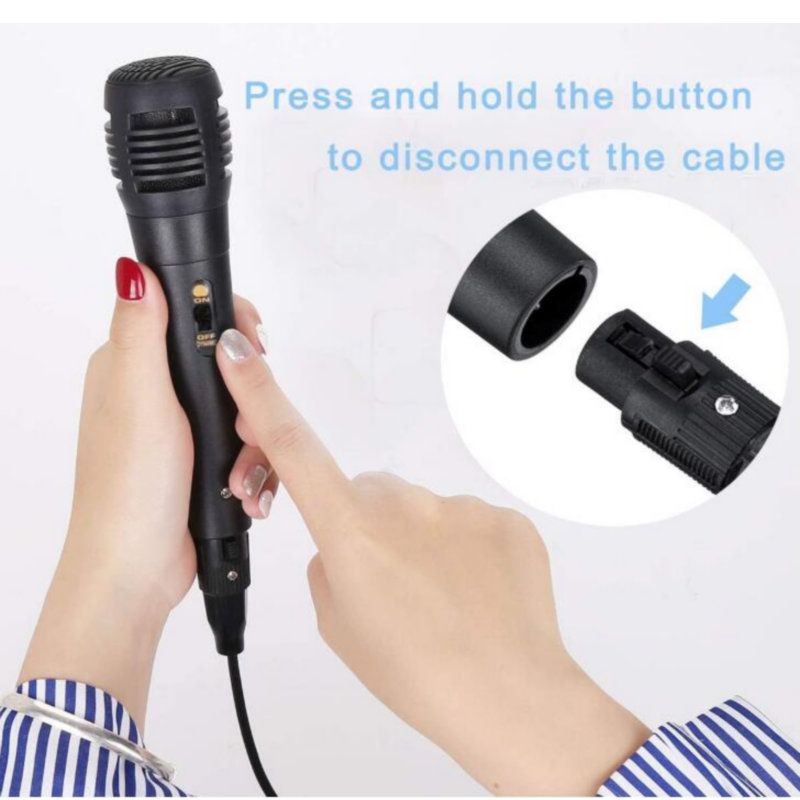 Speech Dynamic Karaoke Wired Microphone Professional Handheld Cardioid Vocal Mic with 19 ft XLR Cable for Karaoke Singing Stage and Outdoor Activity Wedding 