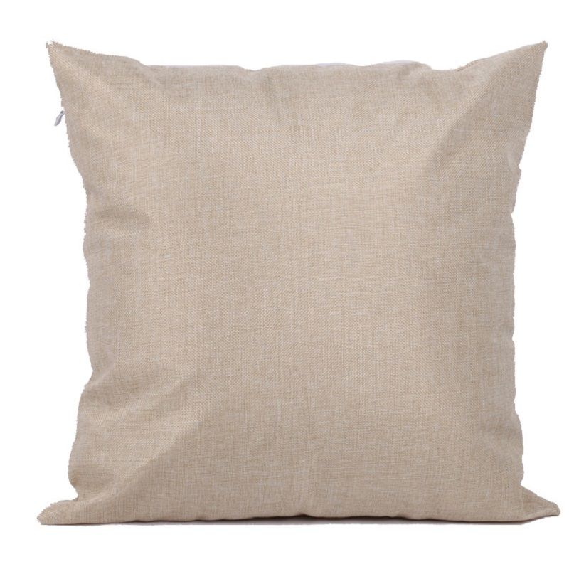 burlap cushion covers