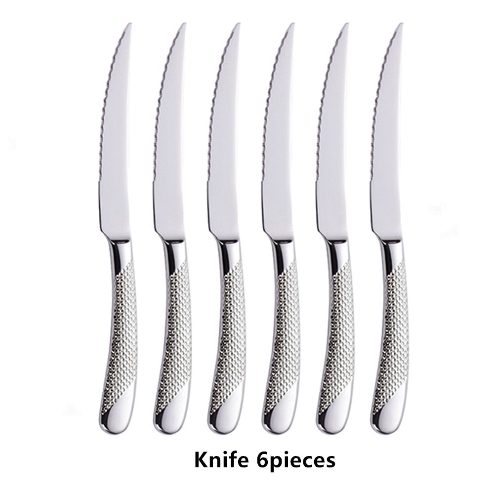6 pezzi di coltello per la cena