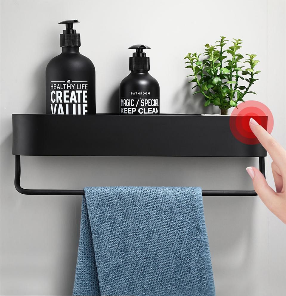 Dropship Floating Bathroom Shelf With Towel Rail; Bathroom/living
