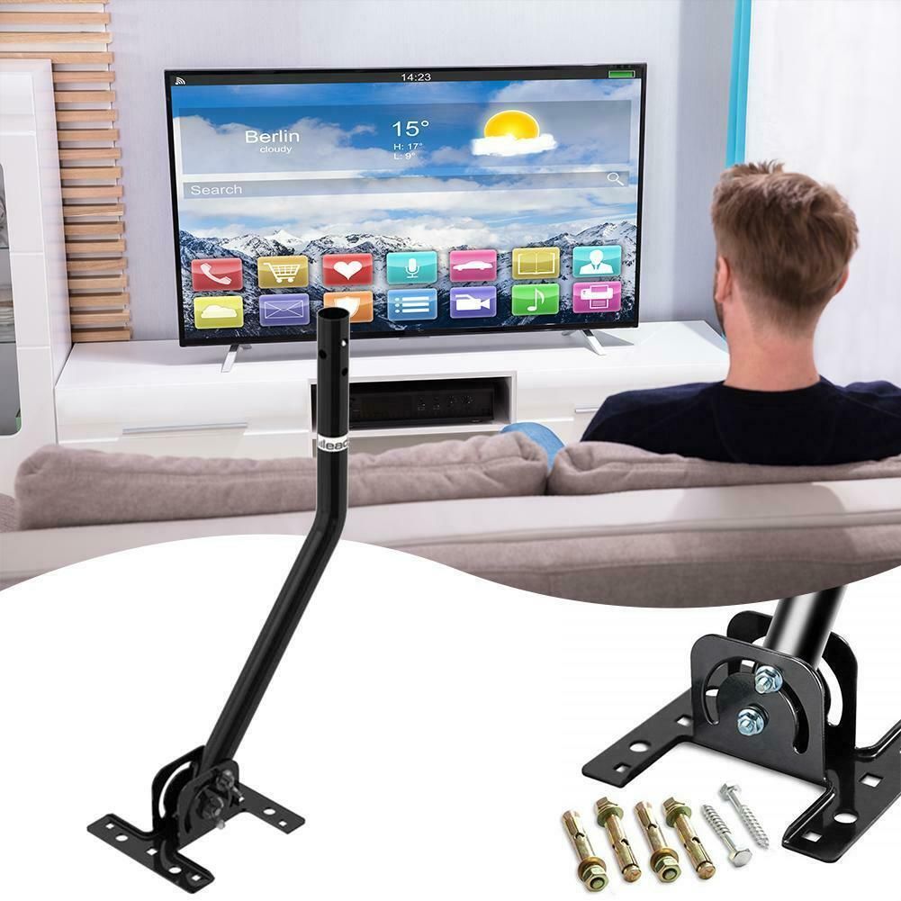 Tv Antenna Accessory Aerial Bracket Adjustable 180degree J Pole Universal Indoor Tv Antenna Mounting Pole Mounting Brackets Black Hot From Btgate 11 Dhgate Com