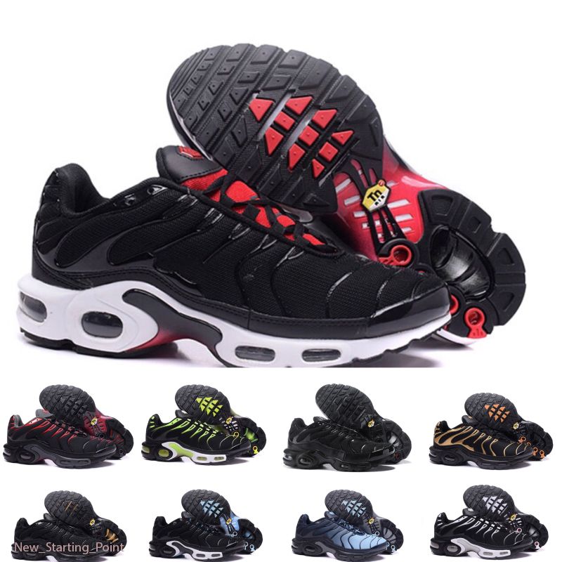 2021 Toggle Lacing Tn Plus Se Mens Shoes Triple Black White Tns 3 Volt Glow Trainers Team Red 