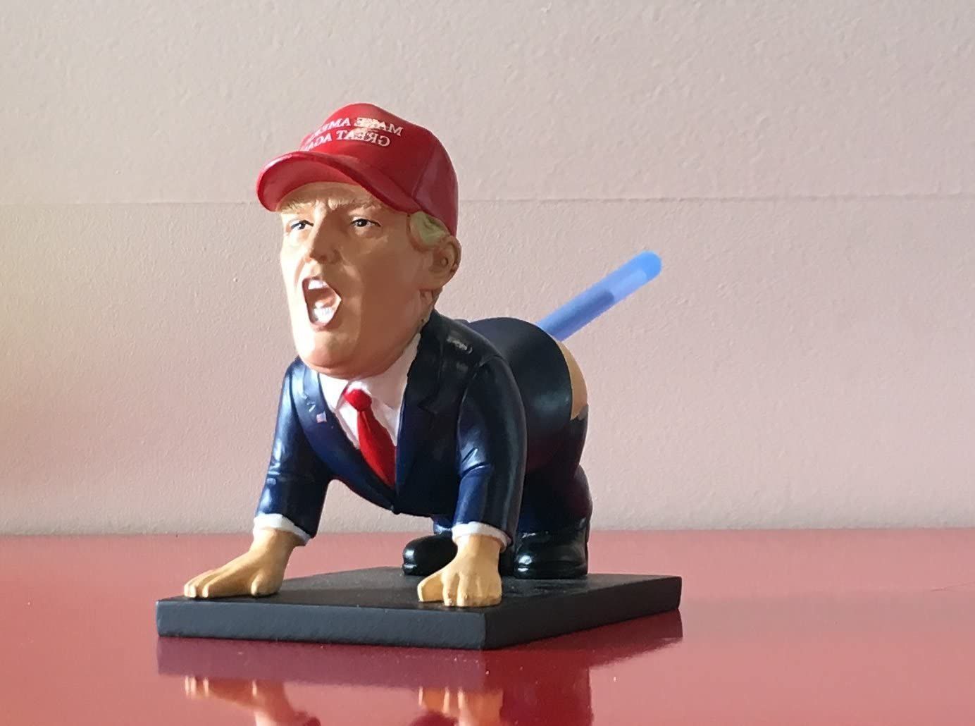 Trump Pen Holder Pencil Holder Funny Donald Trump White Elephant Gift and Christmas Present Send to Friends 