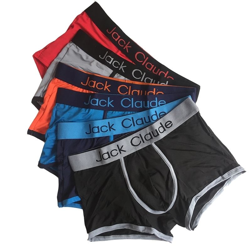 Muestra surf Repeler 6 unids / lote Marca Sexy Modal Boxer Hombres Ropa interior Hombre Boxer  Shorts Sexy Mens Troncs