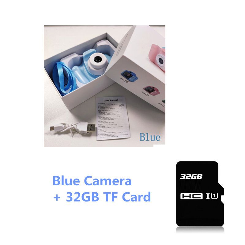 32 GB blauwe camera