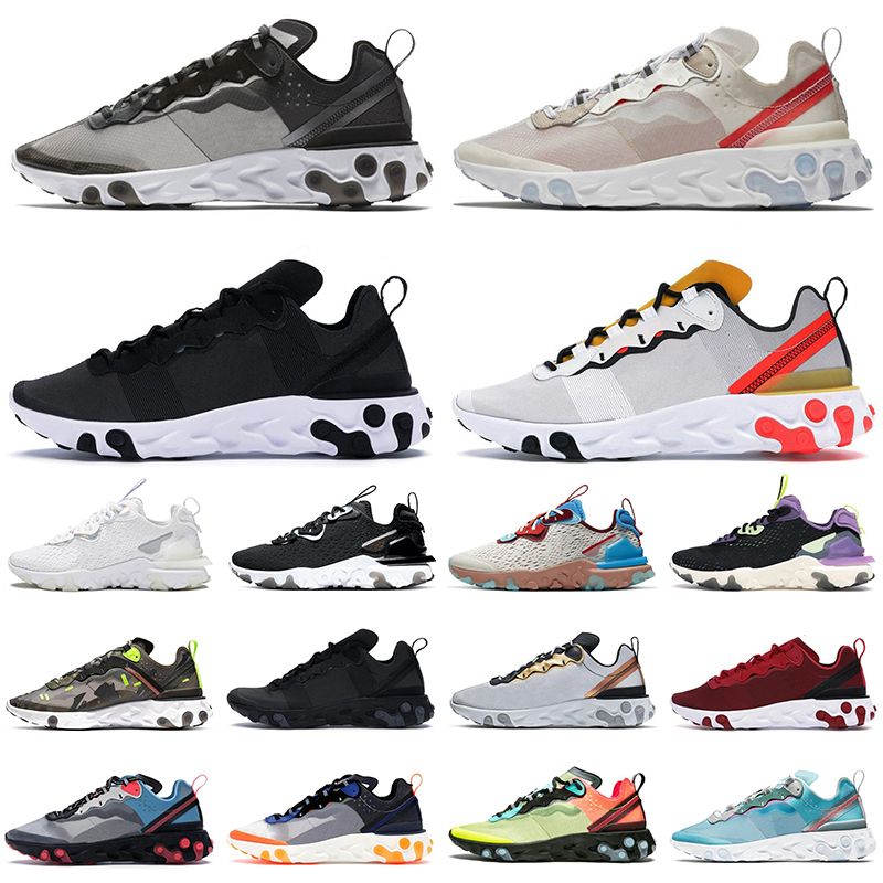 Top Quality Trainers React Element 87 55 270s Eng Men Running Shoes Black Orange Cactus Jack Mens Sports Sneakers From Yeezys_store, $51.83 | DHgate.Com
