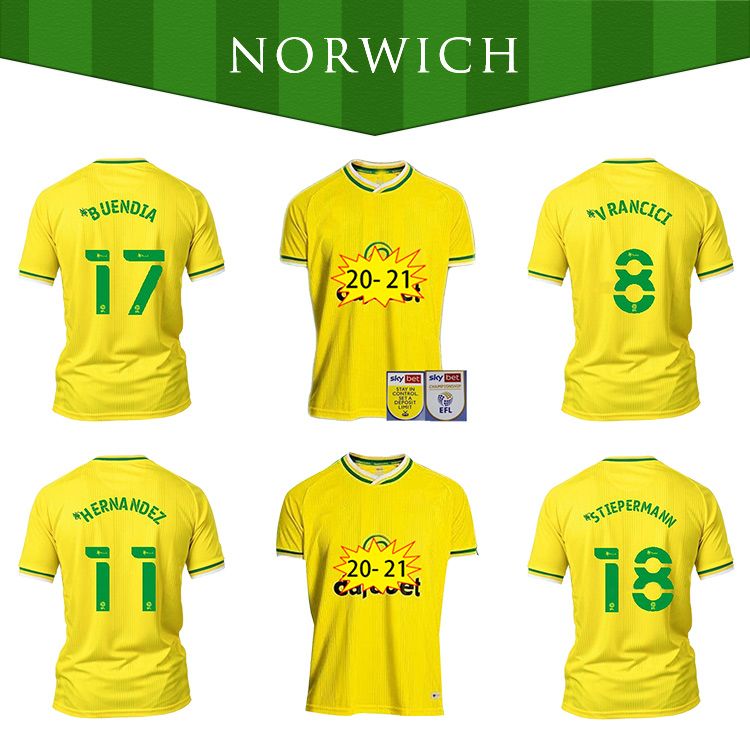 2020 20 21 Top Quality Norwich City Soccer Jerseys 2020 ...