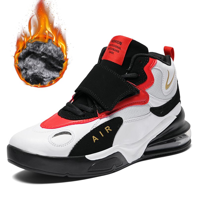 Compra Invierno Warmfur Peluche Hombres Air Sports High Tops Botines  Sneakers De Baloncesto Para Hombre Zapatos De Canasta De Atletismo  Chaussures De C1212 Barato | Entrega Rápida Y Calidad | Es.Dhgate